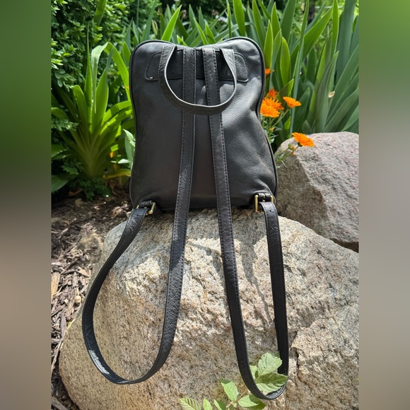 Margot Black Backpack with Minimalist Design - Picture 3 of 10